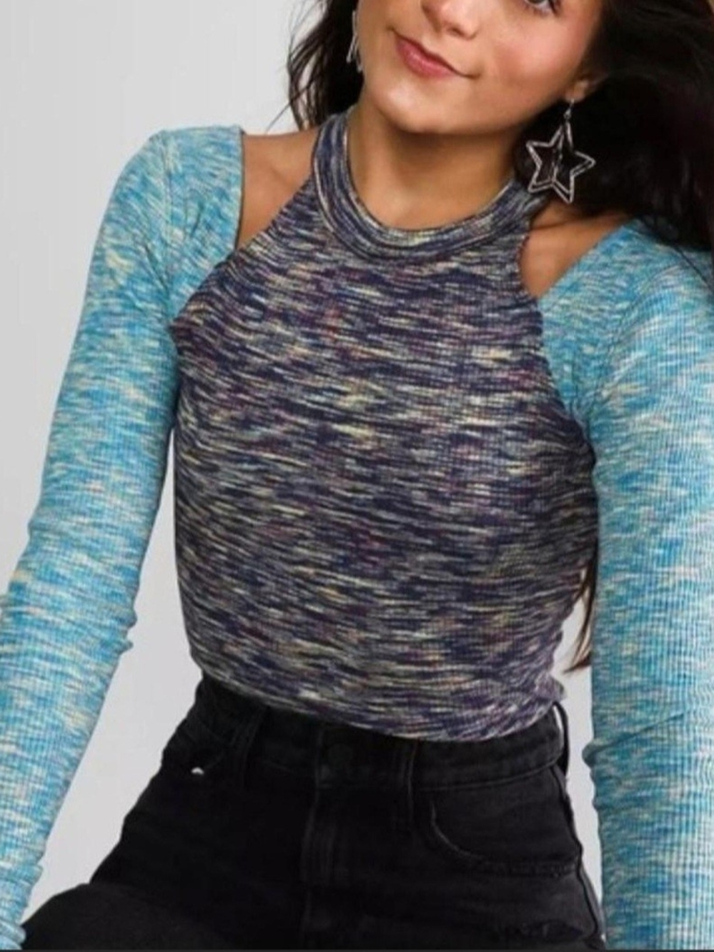 We The Free Cut Out Long-Sleeve Women's Top